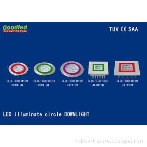 Compact TDC Dimmable LED Downlights for Hospital